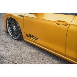 Накладки сплиттеры на пороги на VW Golf VIII
